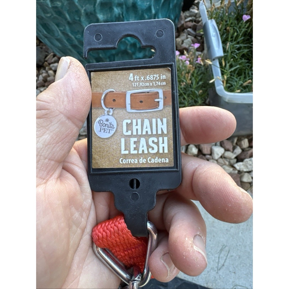 Dog Chain Leash 4' Bonita Pet